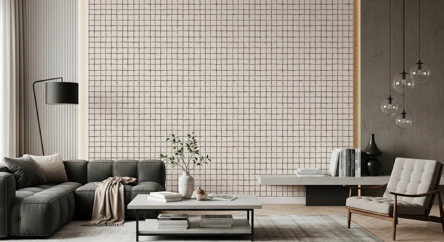 Grid Sketch Wallpaper⁠