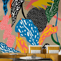Jungle-themed wall mural for a fresh, fun home decor look

