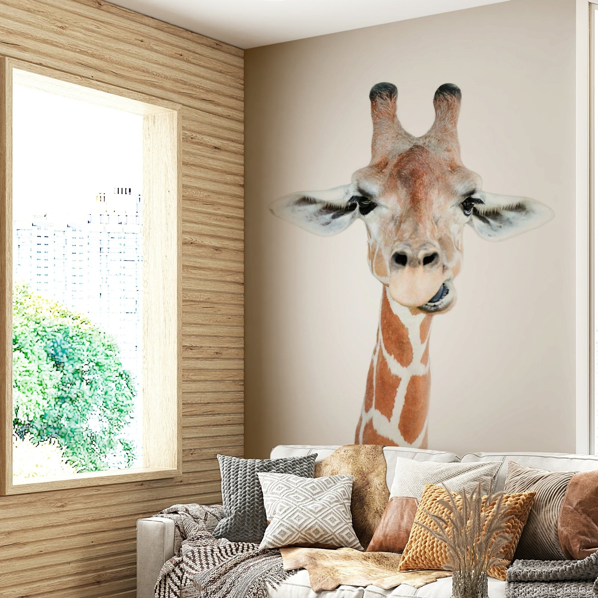Wall decor evoking happiness and a love for animals.

