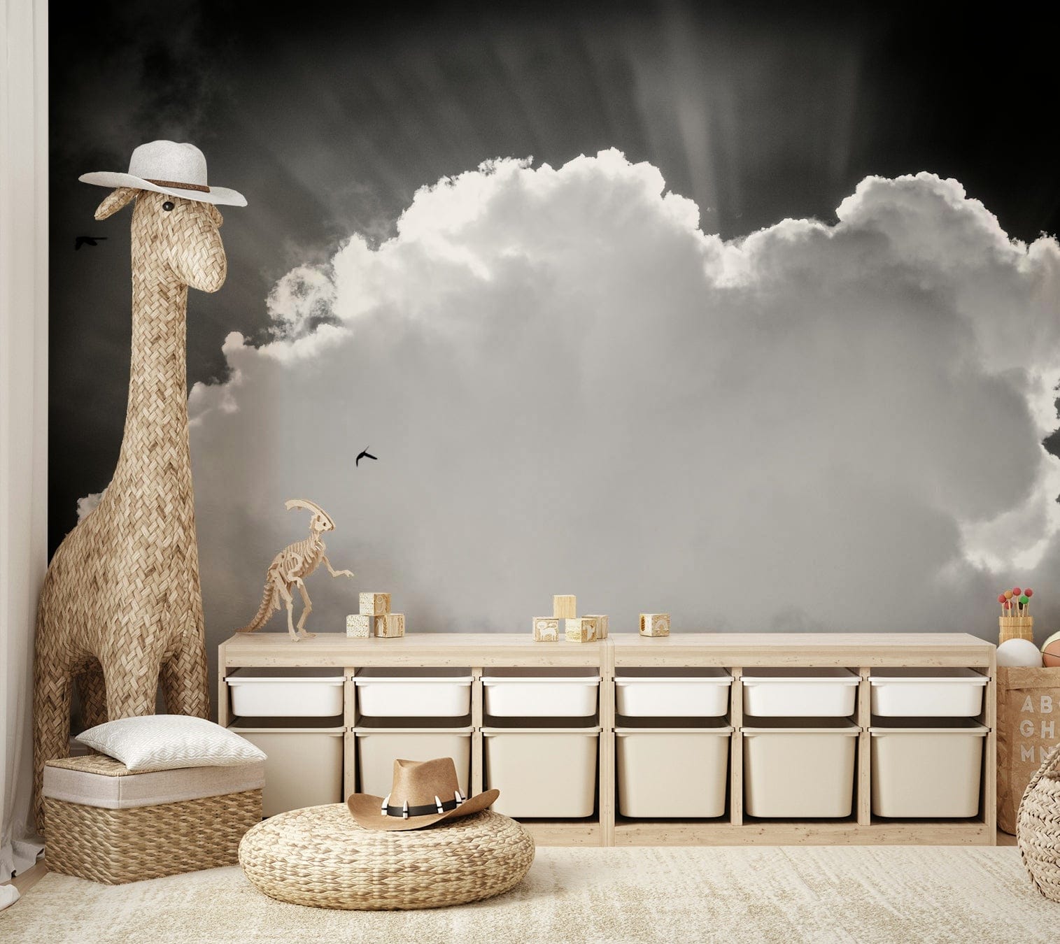 A classic dreamlike wallpaper for walls.

