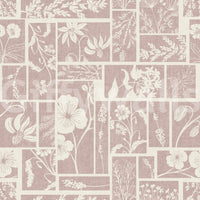 A soft botanical wallpaper with delicate florals, offering a calming and elegant look.