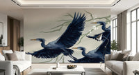 Heron Flight Wall Mural