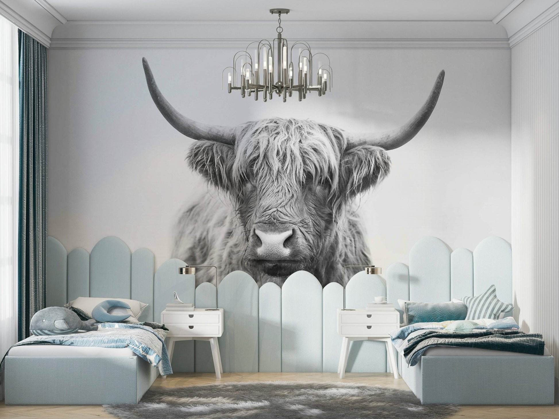Wall decor evoking the spirit of the Highlands and nature.

