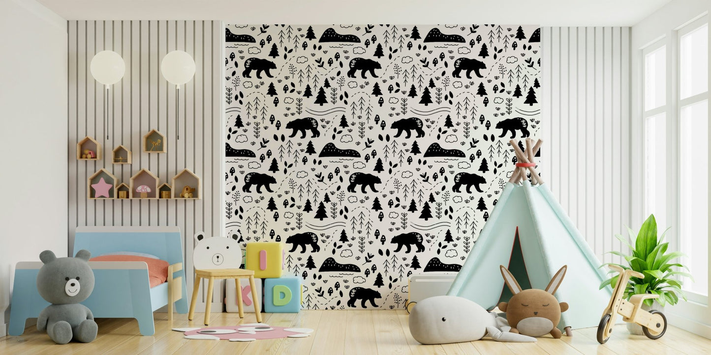 Nature-inspired hiking wallpaper for a peaceful room vibe.

