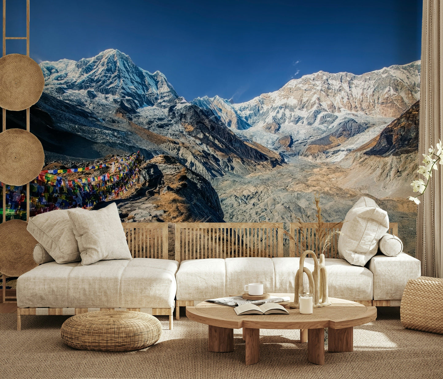 Serene Annapurna Conservation Area wall mural alpine beauty