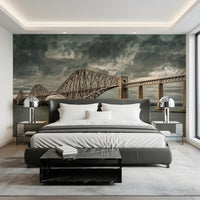 Historic Forth Rail Bridge View Wall Mural