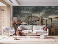 Historic Forth Rail Bridge View Wall Mural