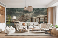 Historic Forth Rail Bridge View Wall Mural