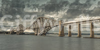 Historic Forth Rail Bridge View Wall Mural