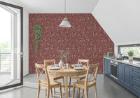 Homeland Floral Terracotta Wallpaper⁠
