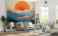 Horizon Layers Wall Mural