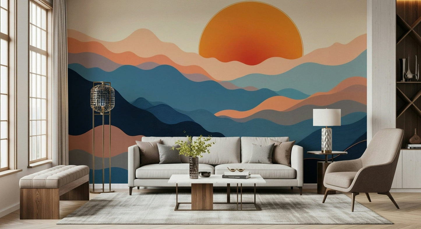 Horizon Layers Wall Mural