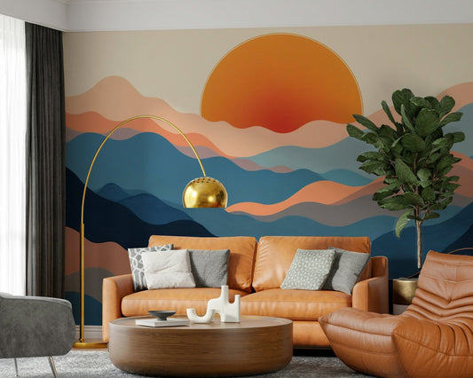 Horizon Layers Wall Mural