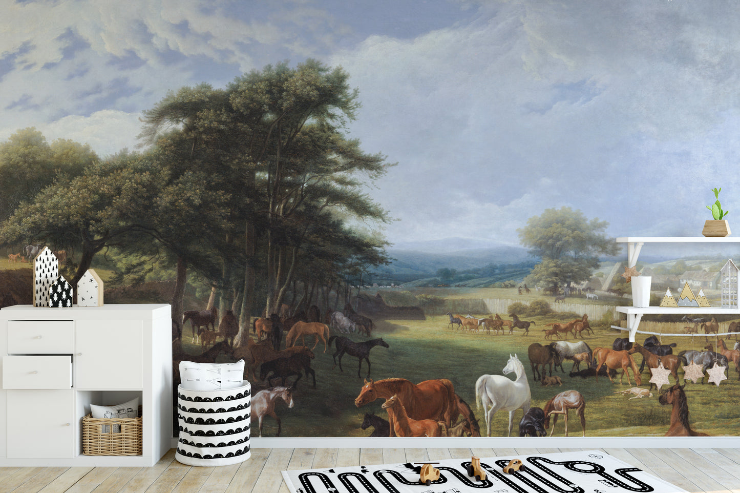 Horse Meadow Wallpaper Murals For Walls - Giffywalls
