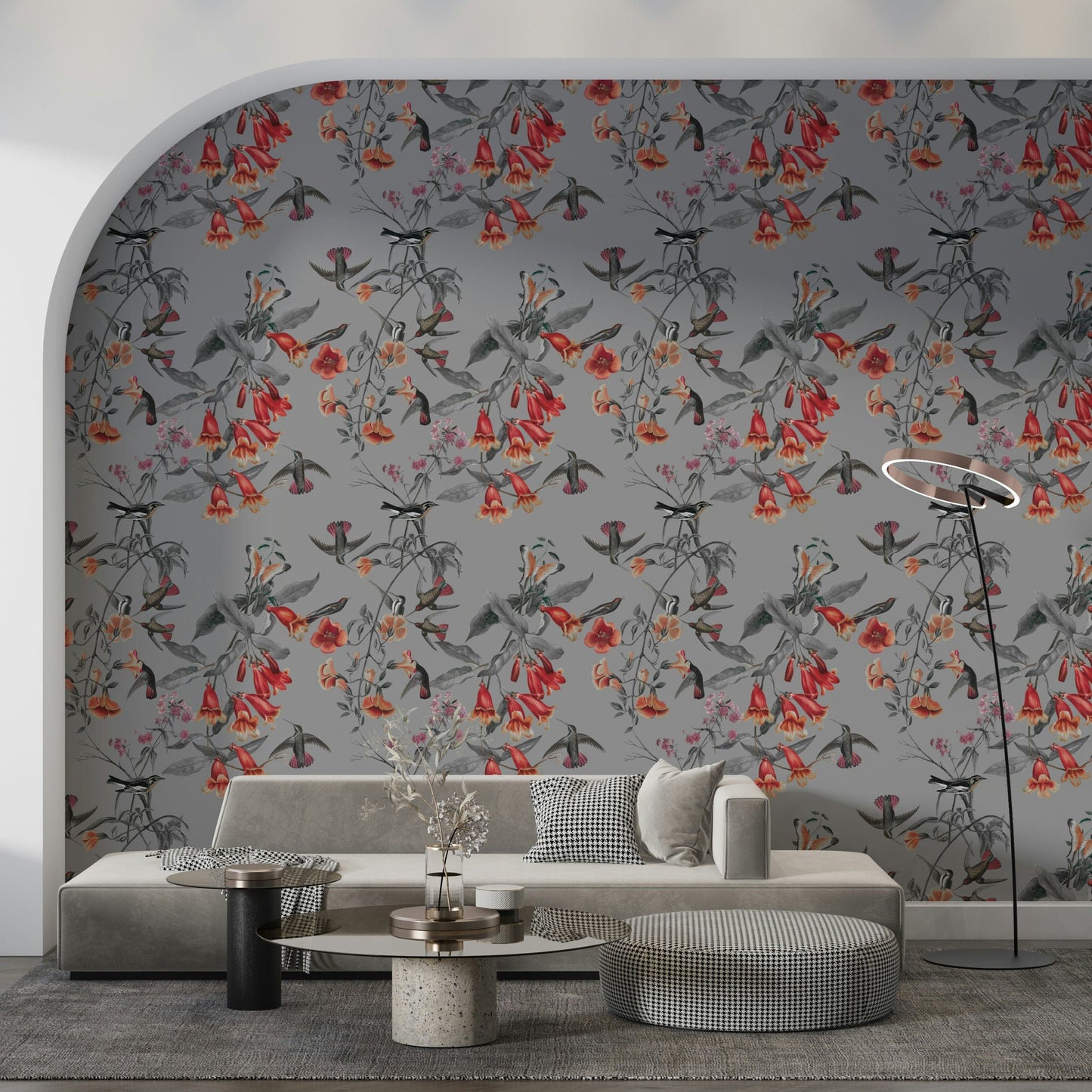 High resolution bird photography for a hallway wallpaper.