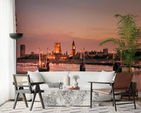 Iconic London at Dusk Wall Mural