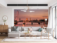 Iconic London at Dusk Wall Mural