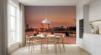Iconic London at Dusk Wall Mural