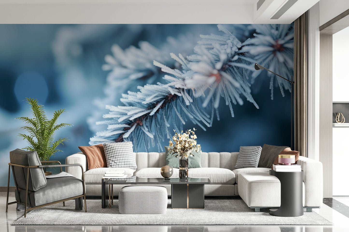 Icy Branch Serenity Wall Mural -2559591