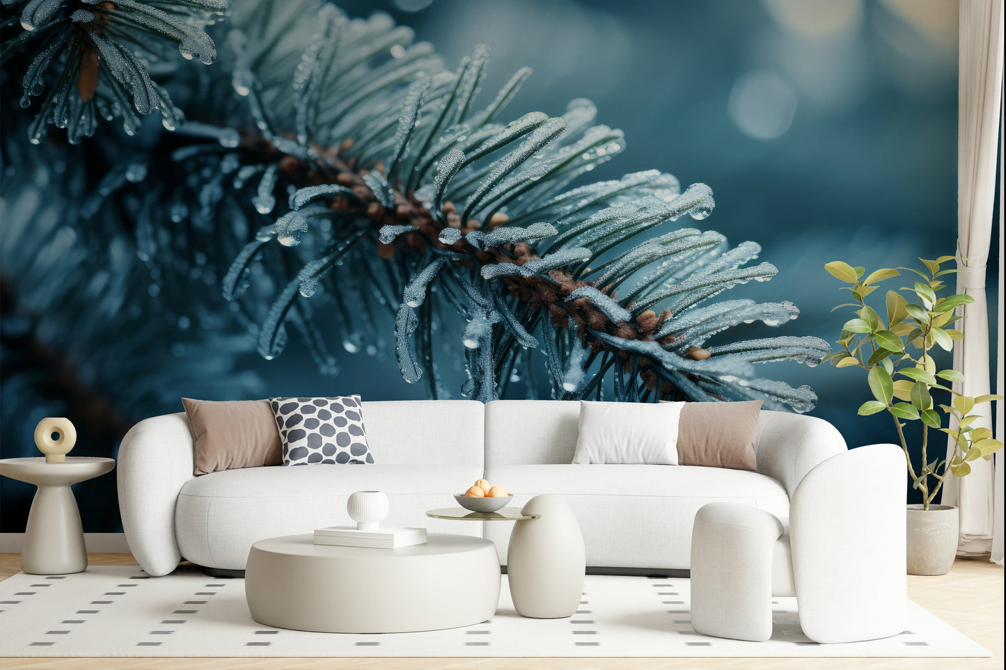 Frozen Needles Wall Mural -2559589