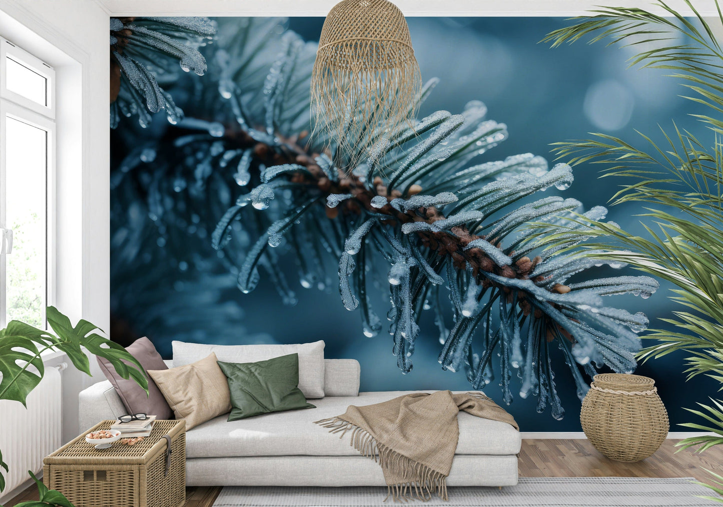 Frozen Needles Wall Mural -2559589