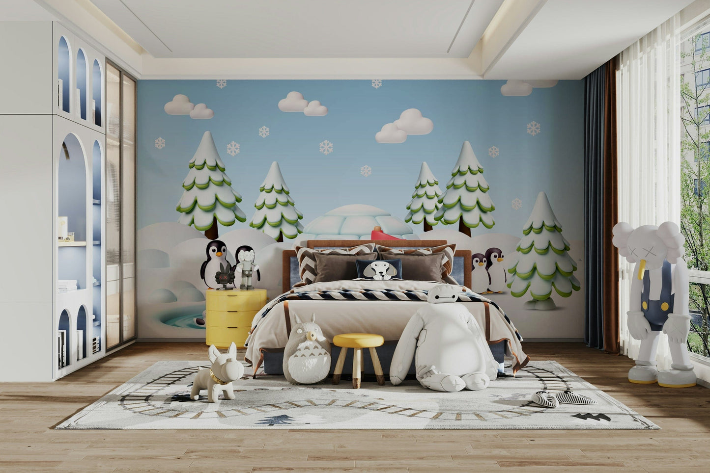 The design has a beautiful, artistic aesthetic.

