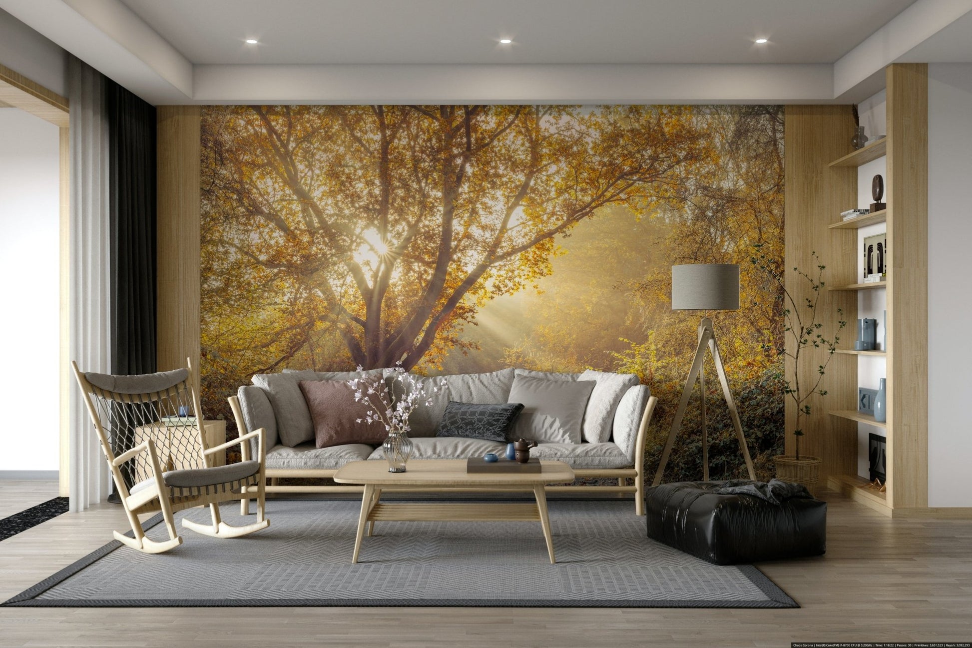 Grounded and calming aesthetic.

