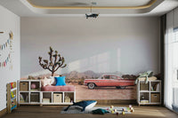 Warm, earthy hues: tans, browns, oranges, muted greens.

