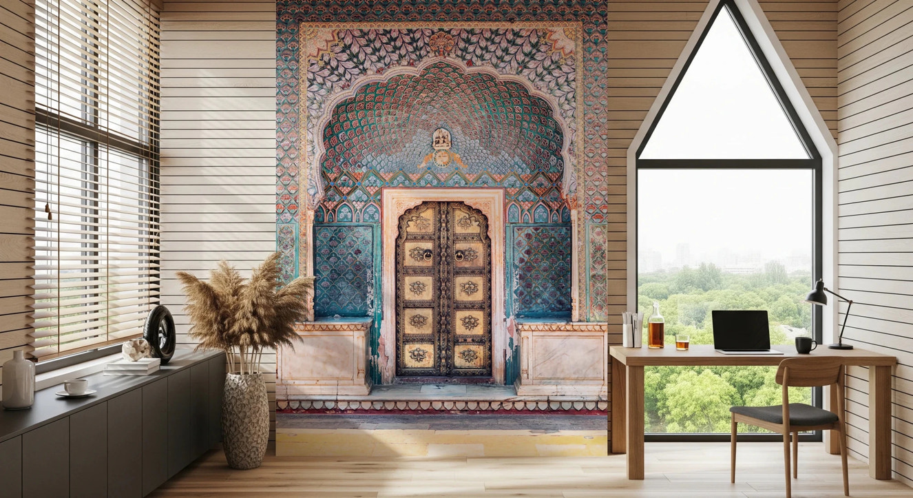 Indian Palace Door Wall Mural