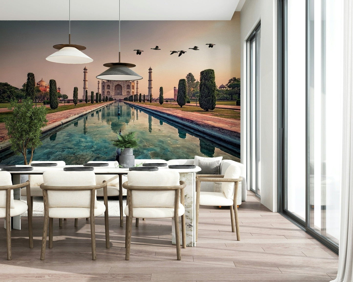 India's Taj Mahal: A Timeless Wonder Wall Mural