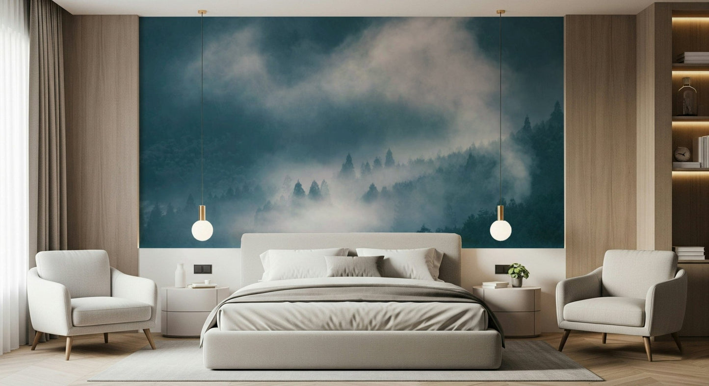 Hauntingly beautiful Indigo Woodland Sentinel art on your wall.