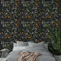 Ink Splatter contemporary wallpaper

