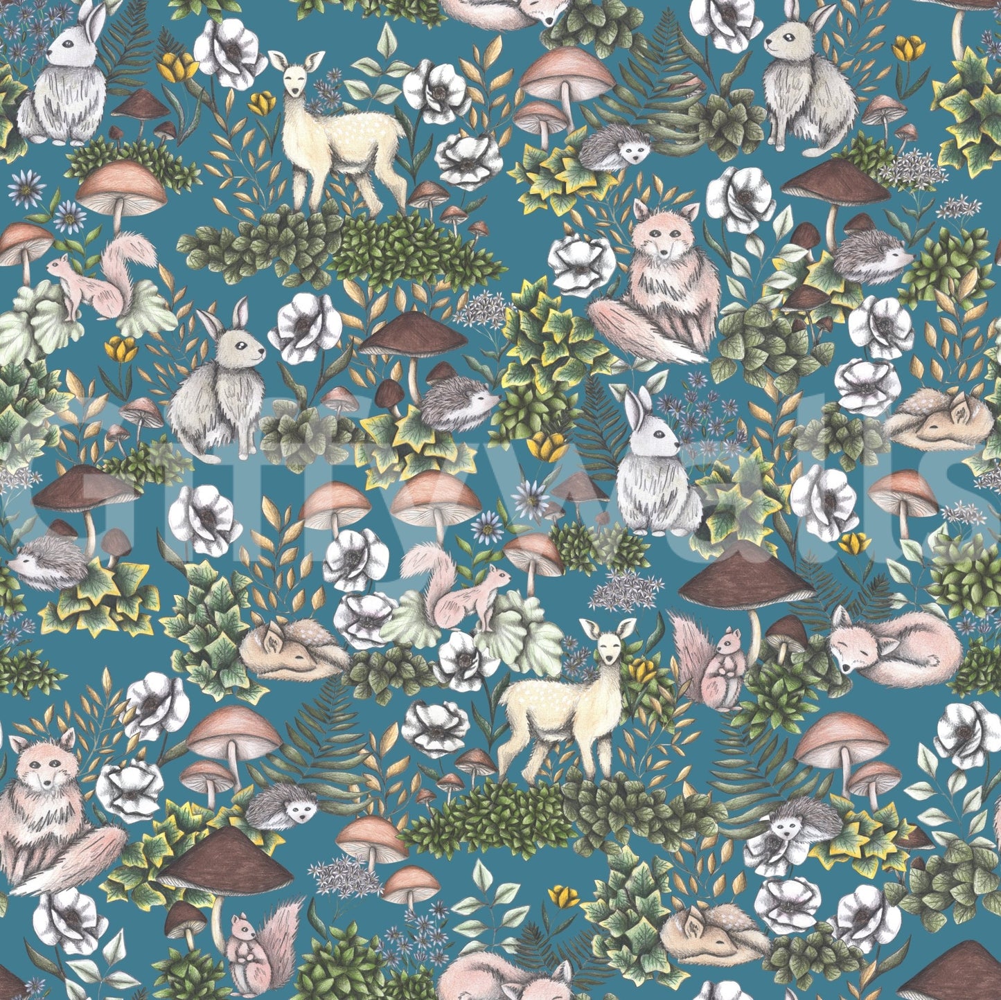 Storybook woodland wall decor
