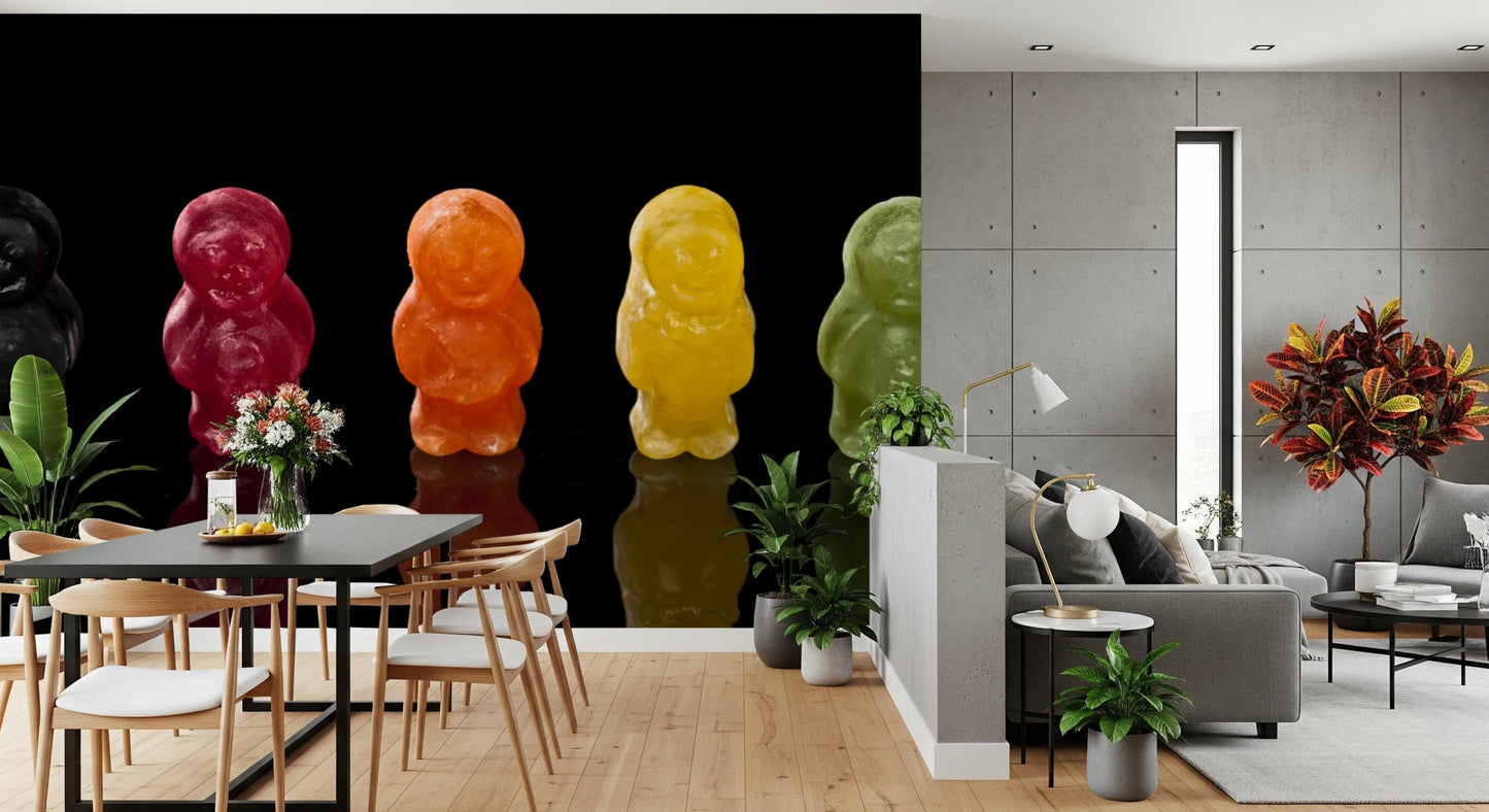 Jelly Babies Wall Mural