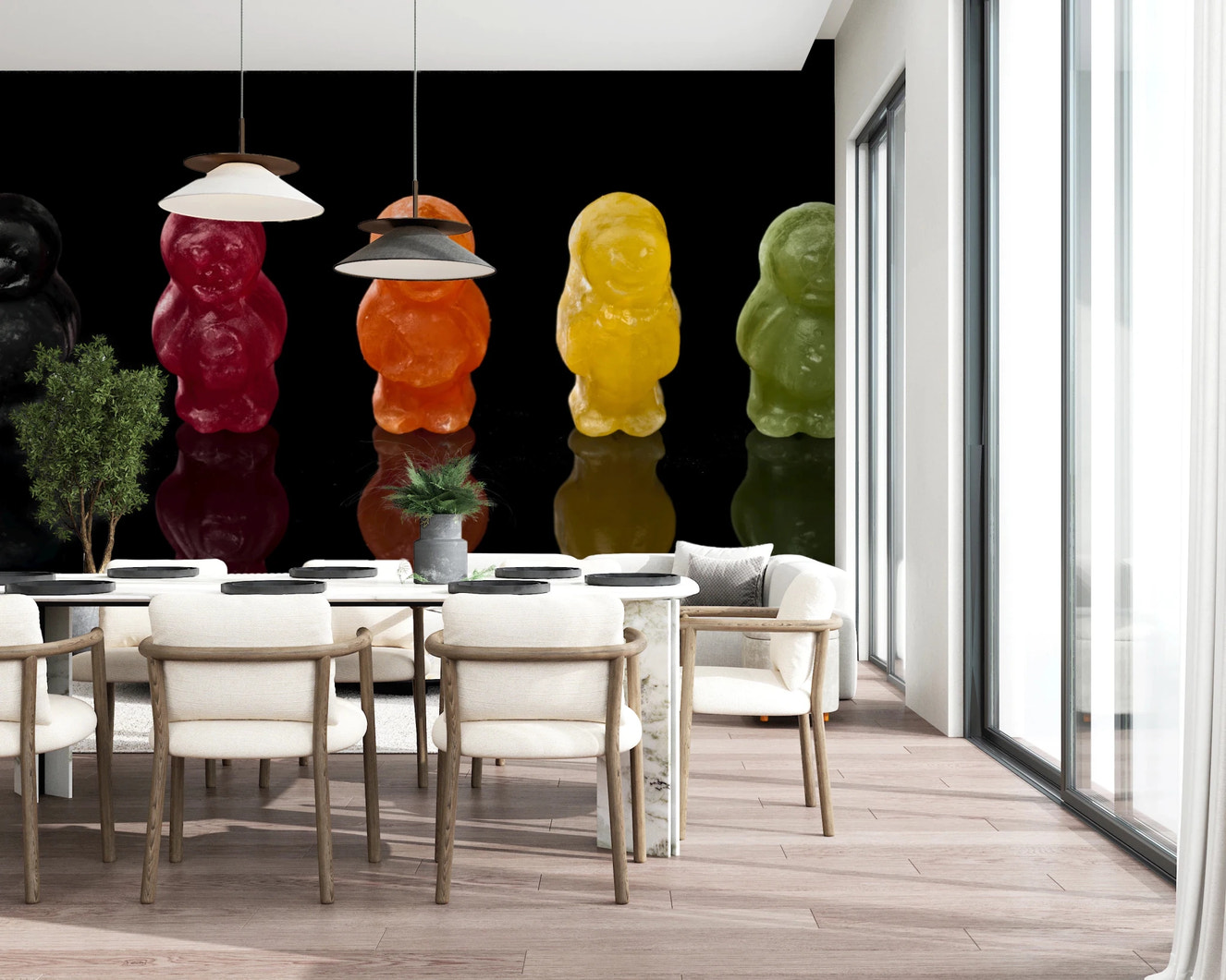 Jelly Babies Wall Mural