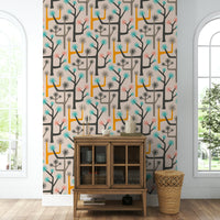 Ideal for a living room, study, or accent wall.

