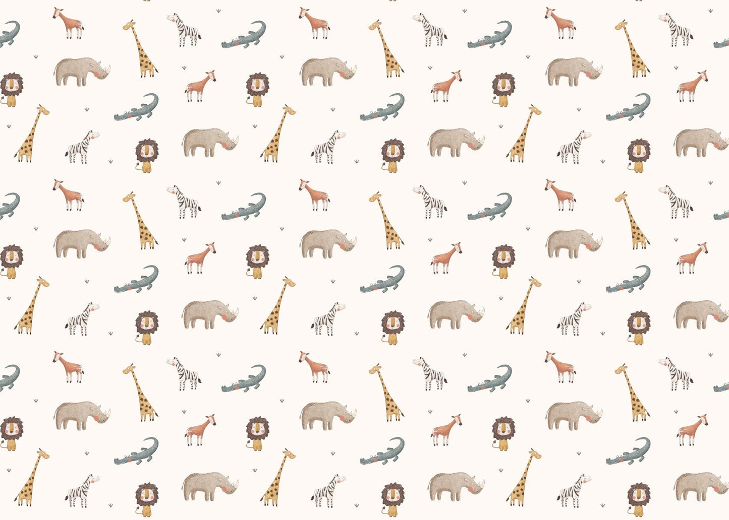 Jungle Safari Animals Wallpaper For Walls - Giffywalls