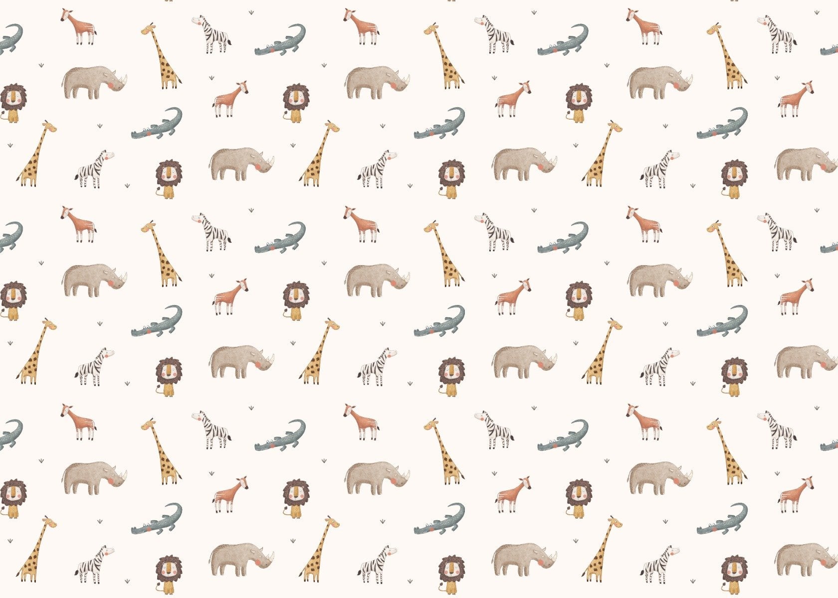 Jungle Safari Animals Wallpaper For Walls