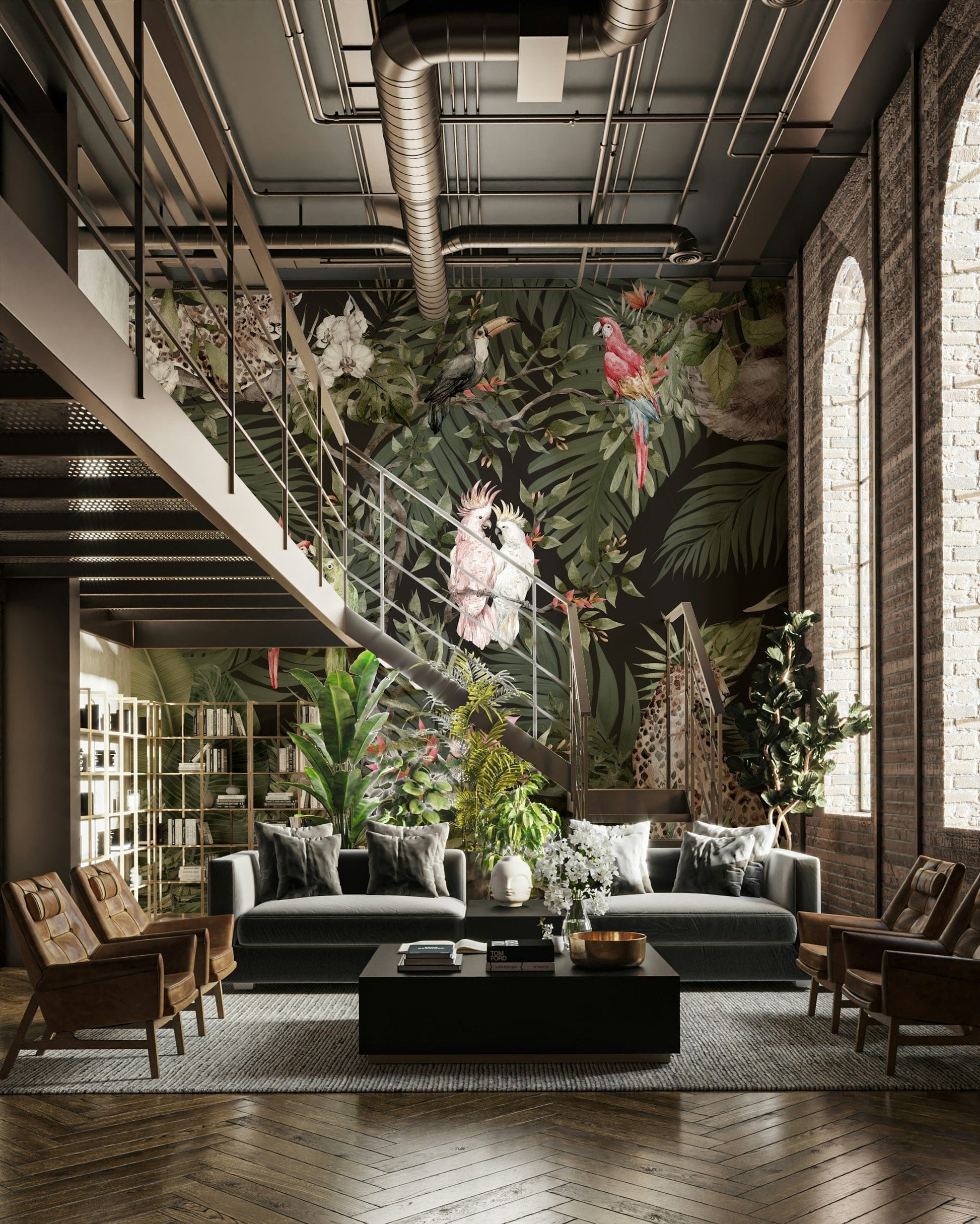 The design feels peaceful and organic.

