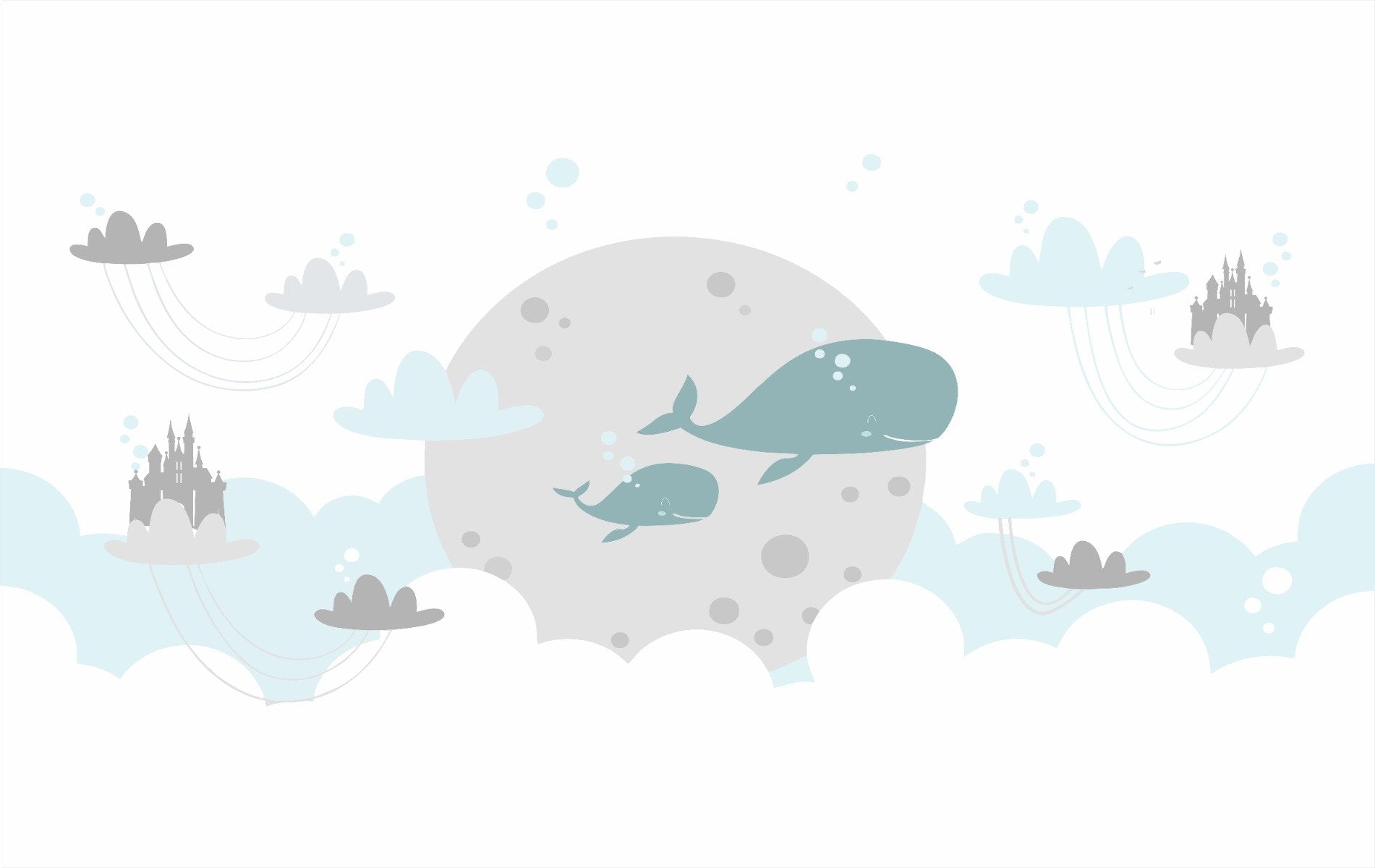 Cute Baby Room Wallpaper Mural