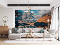 Lake Braies Serenity Wall Mural