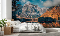 Lake Braies Serenity Wall Mural