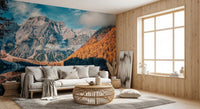 Lake Braies Serenity Wall Mural