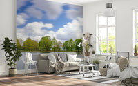 Nature inspired Lake Guardian Wall Mural with a wide water view.