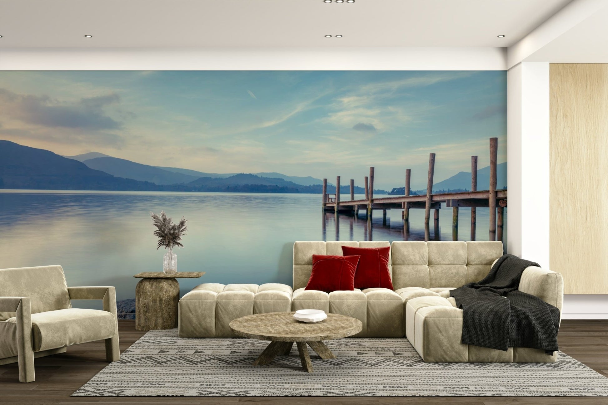 Inviting and calming aesthetic.

