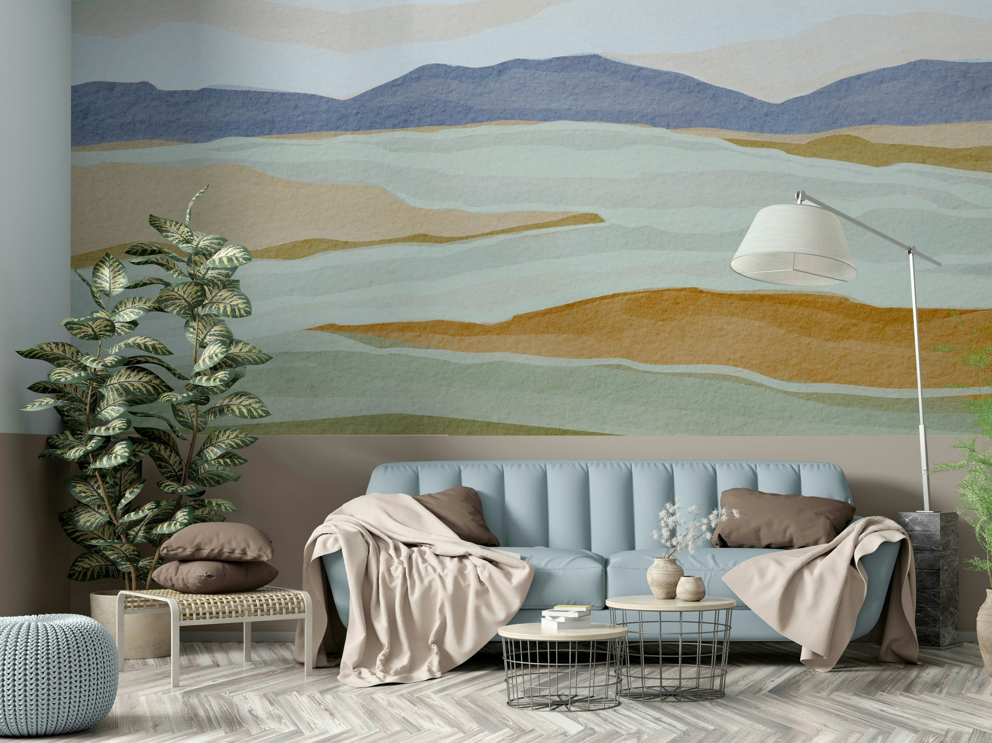 Easy install scenic wallpaper

