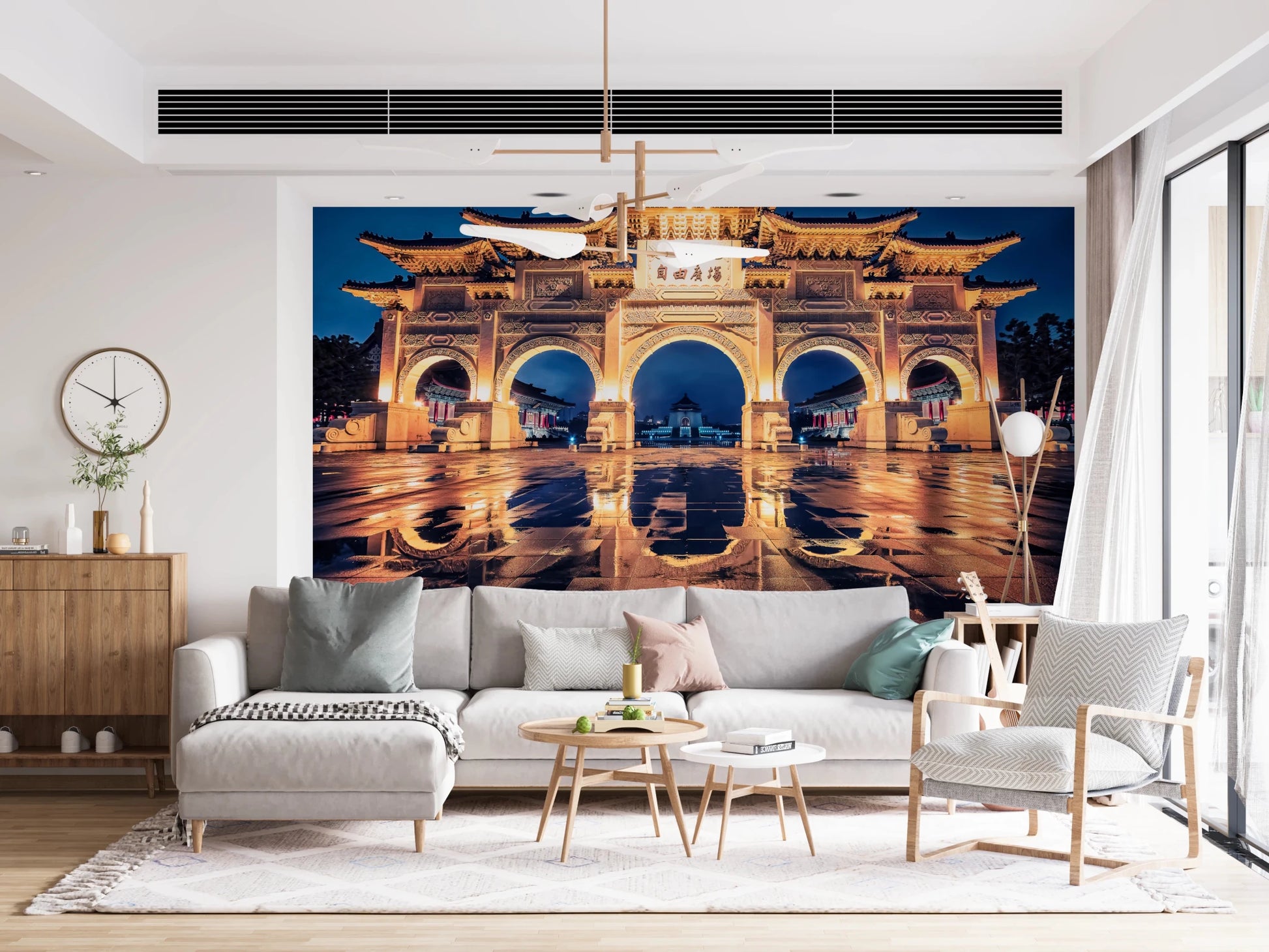 Lanterns of Taipei Wall Mural