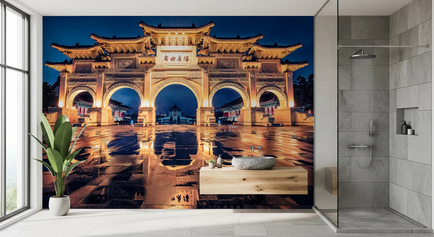 Lanterns of Taipei Wall Mural