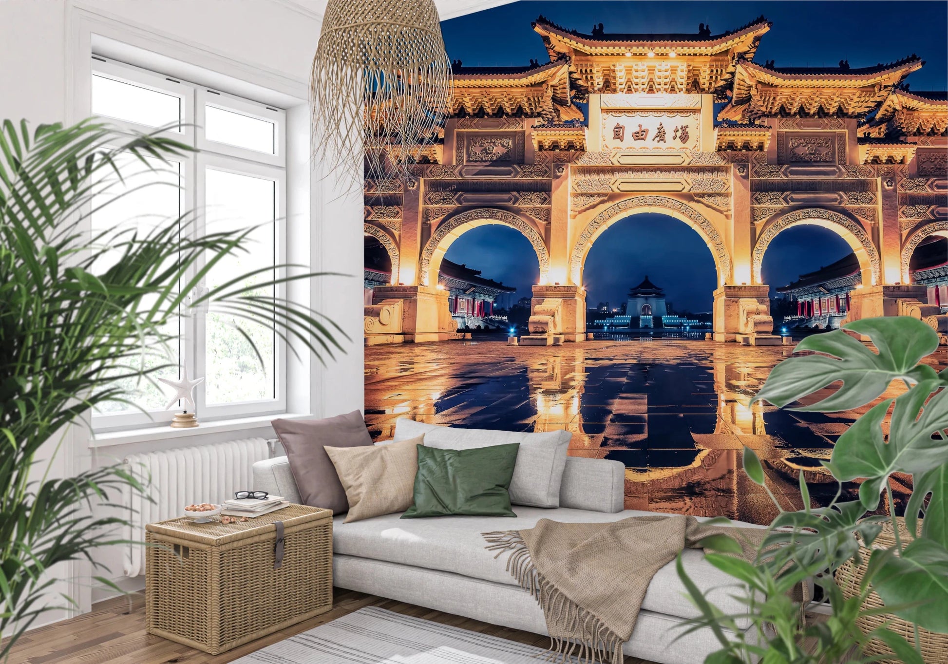 Lanterns of Taipei Wall Mural