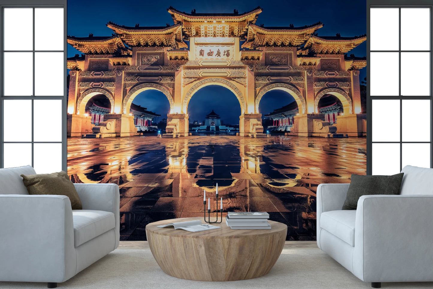 Lanterns of Taipei Wall Mural